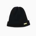 Tamaño de color personalizado de gorro de gorro negro